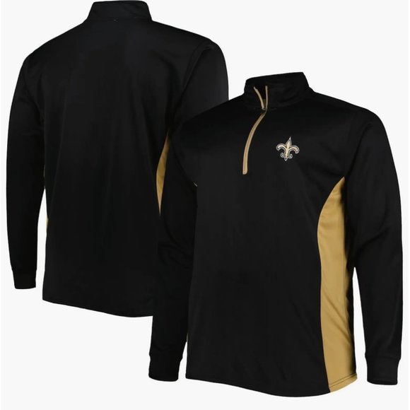 NFL Onfield Apparel New Orleans saints quarter zip Nike Pullover szM - Picture 1 of 11